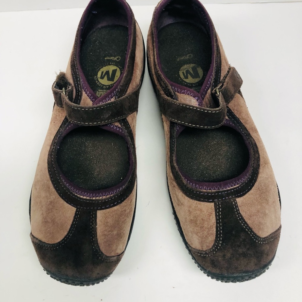 Merrel Circuit MJ Mary Jane  Suede Slip On Shoes